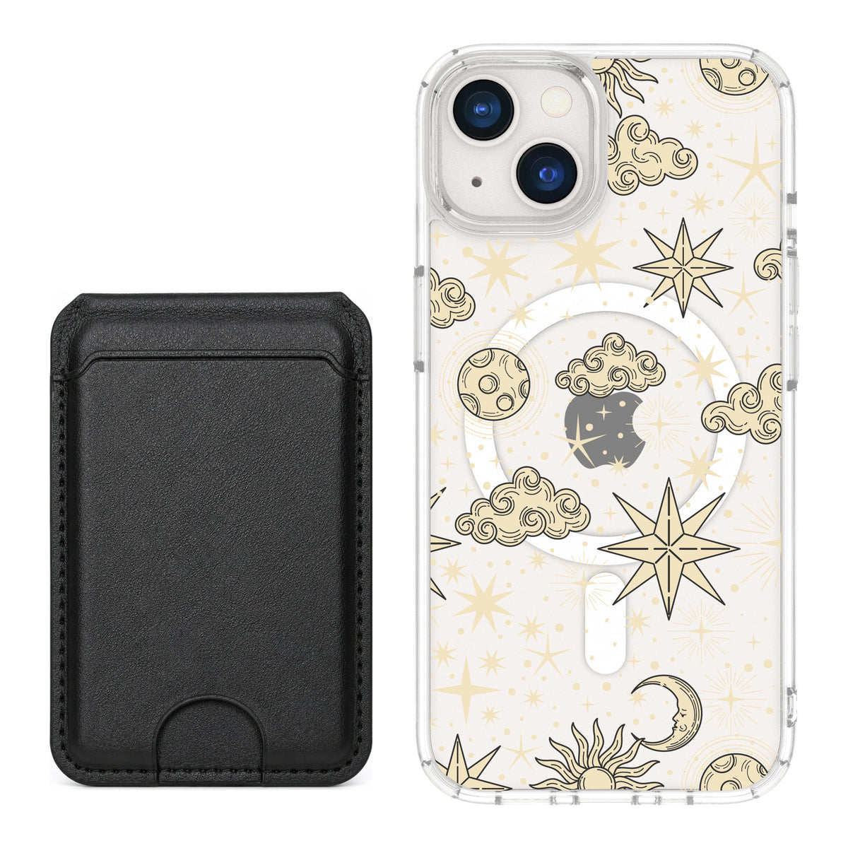 Scooch MagCase Celestial Sleep for iPhone 13 — Black MagWallet Bundle