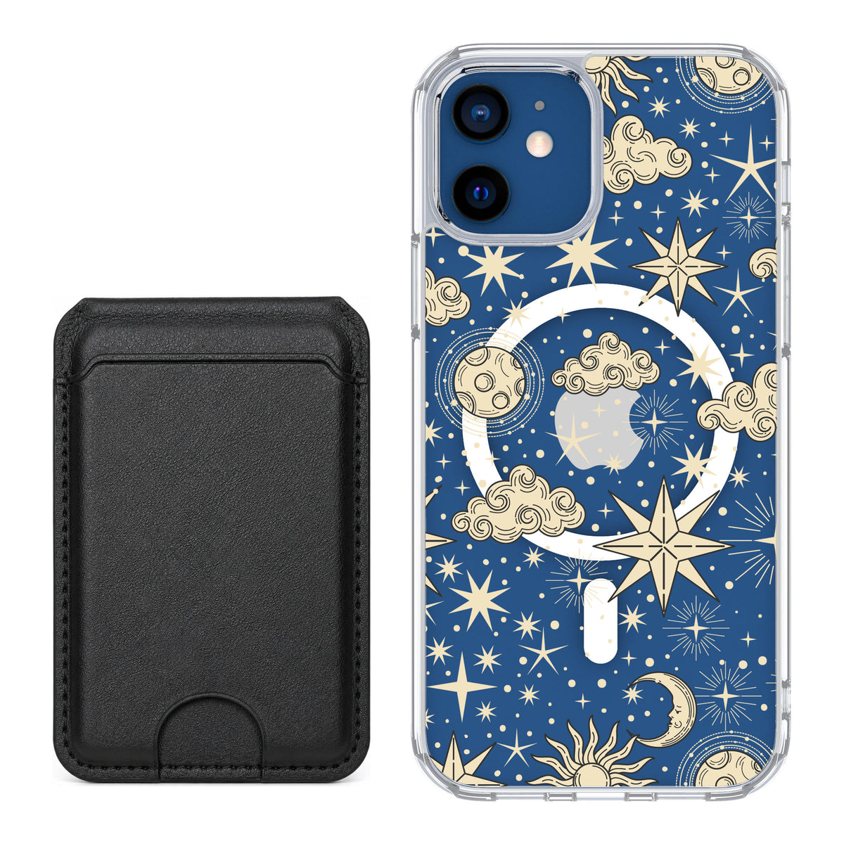 Scooch MagCase Celestial Sleep for iPhone 12 — Black MagWallet Bundle