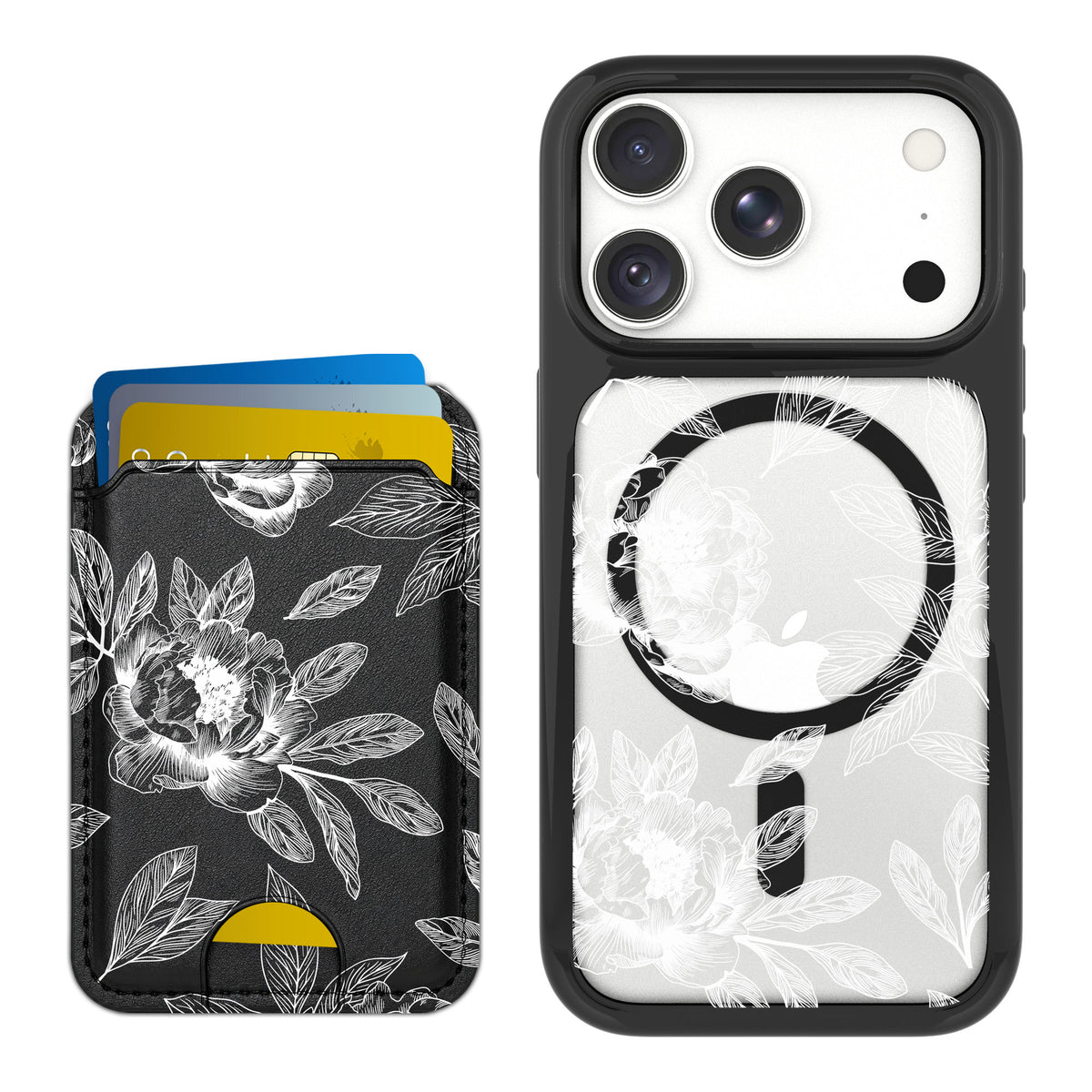 Scooch MagCase Chinoiserie for iPhone 17 Pro Max — Matching MagWallet Bundle