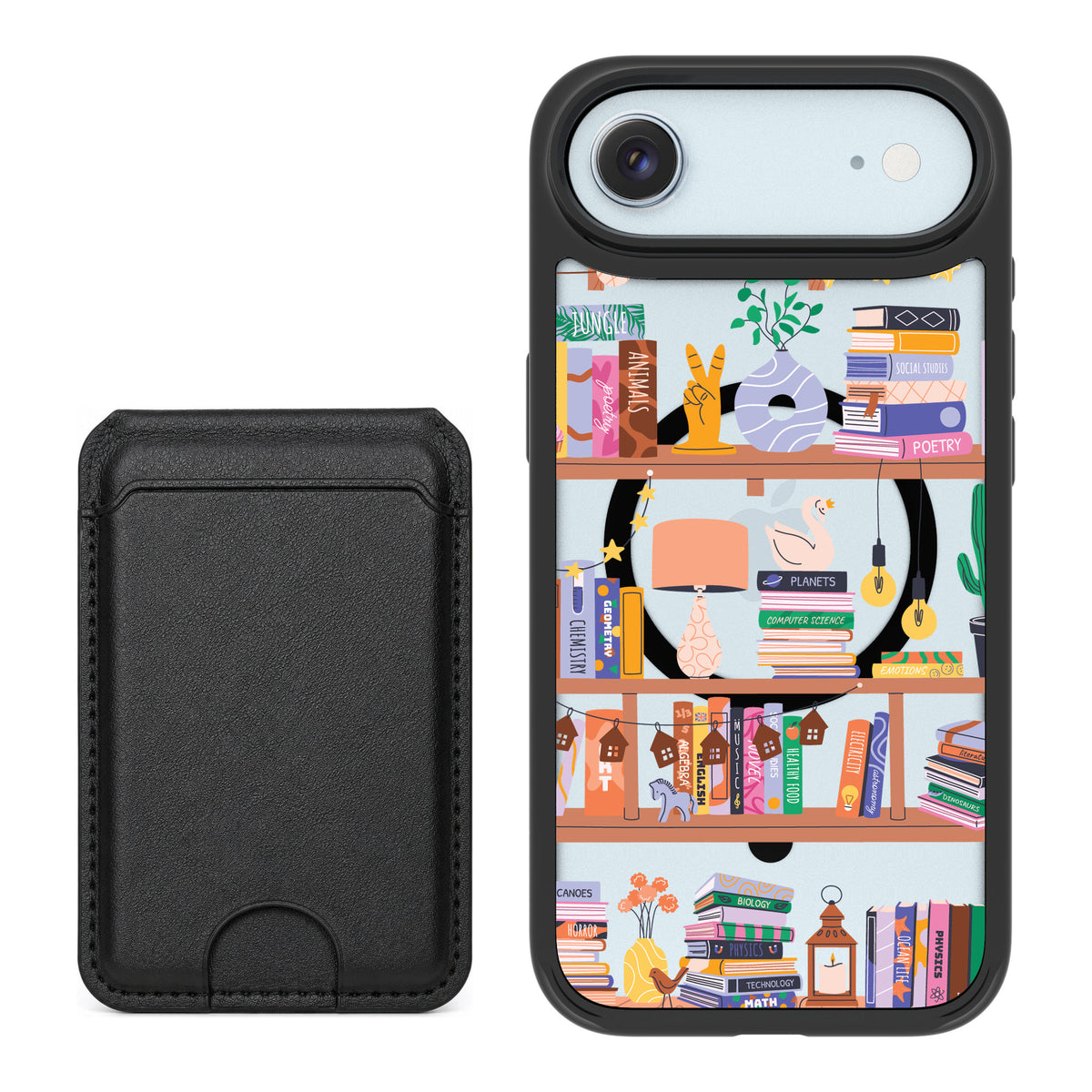Scooch MagCase Little Library for iPhone Air — Black MagWallet Bundle