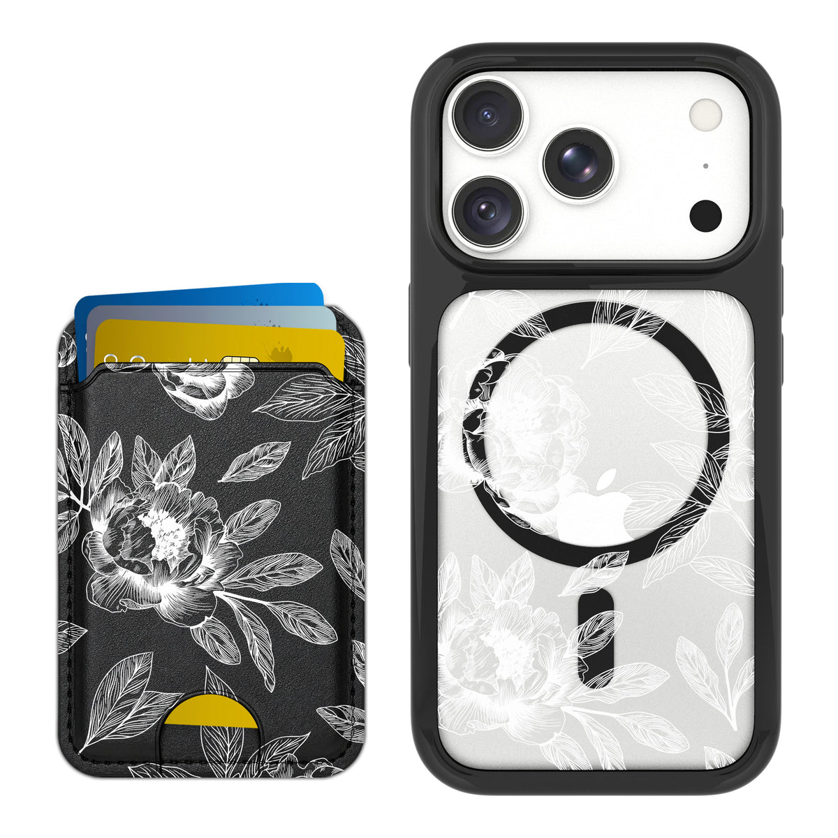 Scooch MagCase Chinoiserie for iPhone 17 Pro — Matching MagWallet Bundle