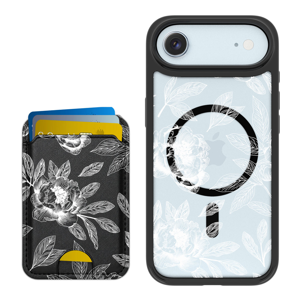 Scooch MagCase Chinoiserie for iPhone Air — Matching MagWallet Bundle