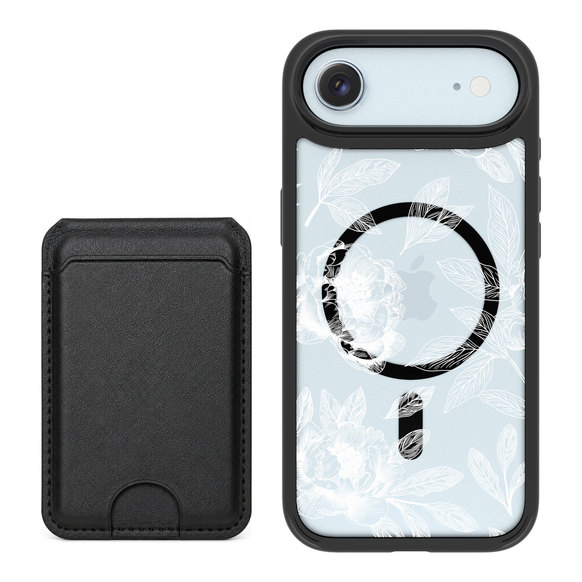 Scooch MagCase Chinoiserie for iPhone Air — Black MagWallet Bundle