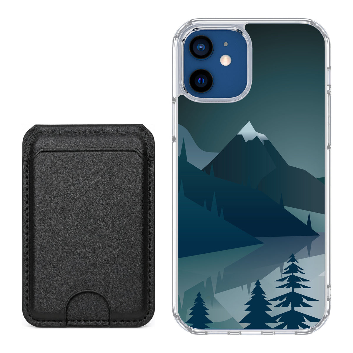 Scooch MagCase Midnight Ridge for iPhone 12 — Black MagWallet Bundle