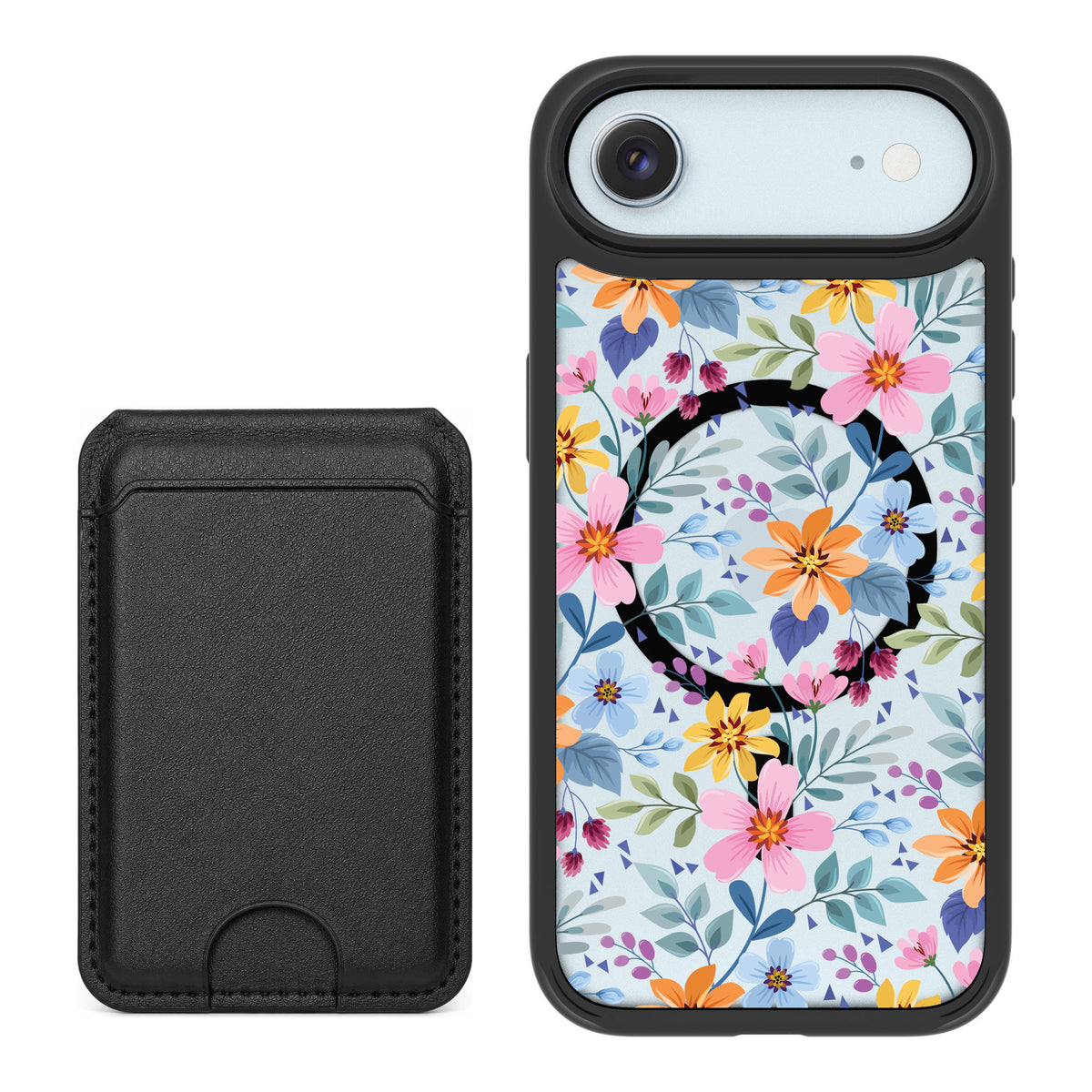 Scooch MagCase Full Bloom for iPhone Air — Black MagWallet Bundle