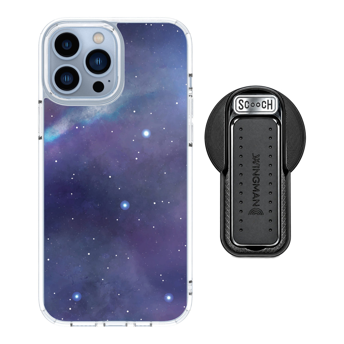 Scooch MagCase Galaxy for iPhone 13 Pro Max — MagSafe Wingback Bundle - Black