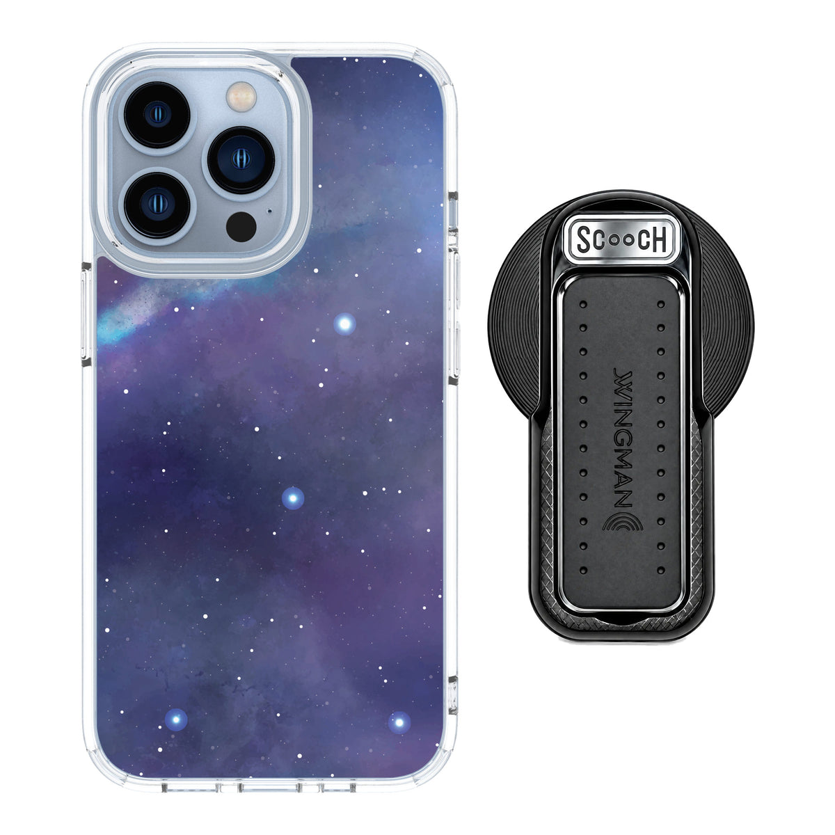 Scooch MagCase Galaxy for iPhone 13 Pro — MagSafe Wingback Bundle - Black