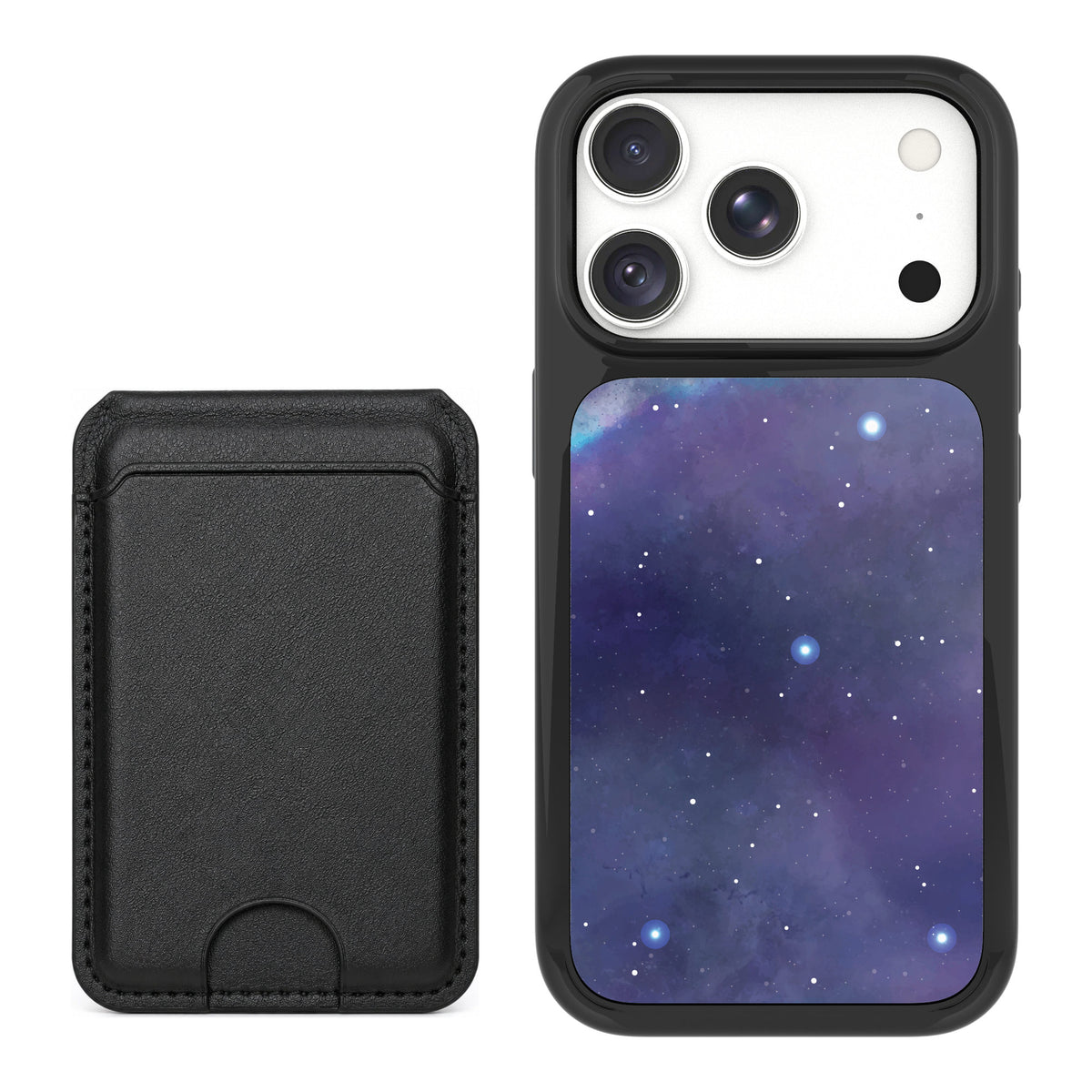 Scooch MagCase Galaxy for iPhone 18 Pro — Black MagWallet Bundle