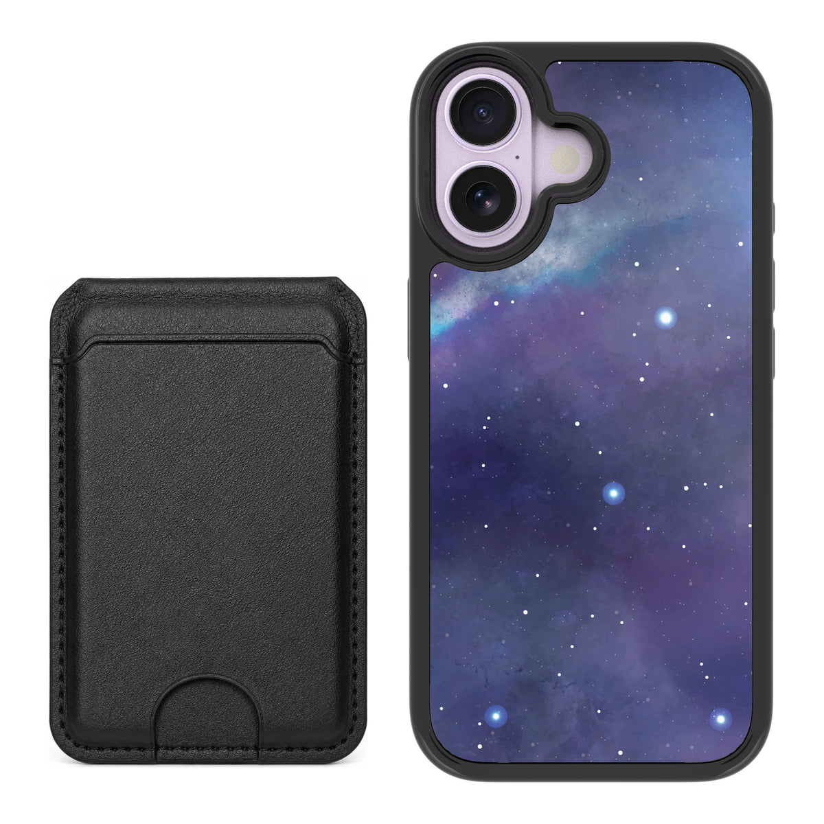 Scooch MagCase Galaxy for iPhone 17 — Black MagWallet Bundle