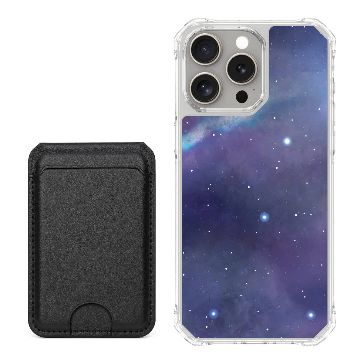 Scooch MagCase Galaxy for iPhone 15 Pro Max — Black MagWallet Bundle