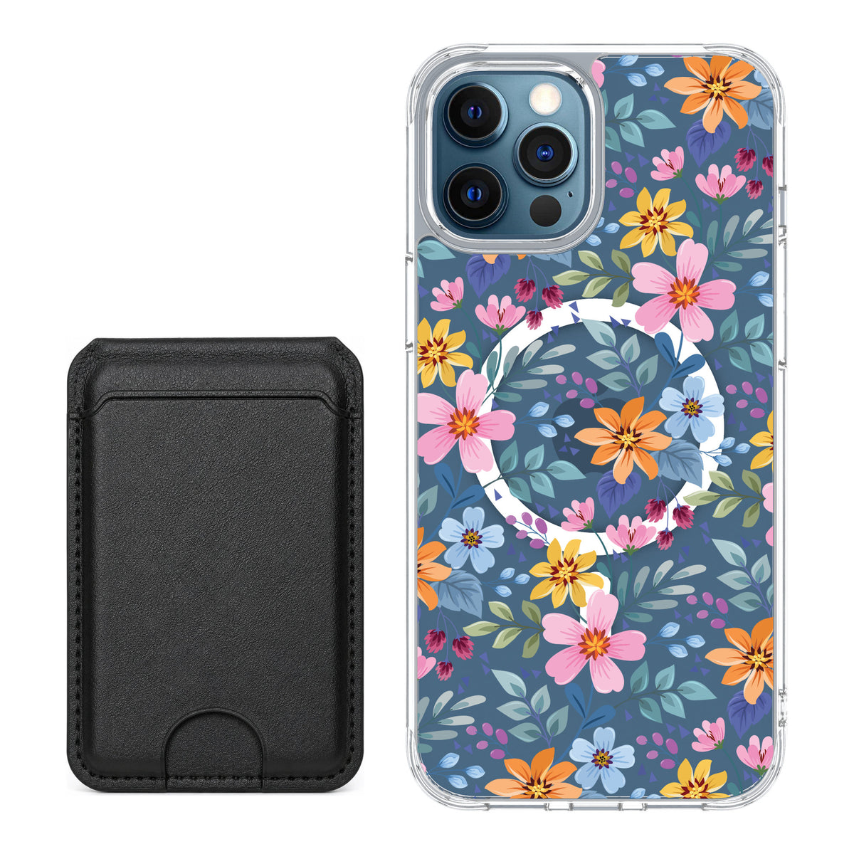 Scooch MagCase Full Bloom for iPhone 12 Pro Max — Black MagWallet Bundle