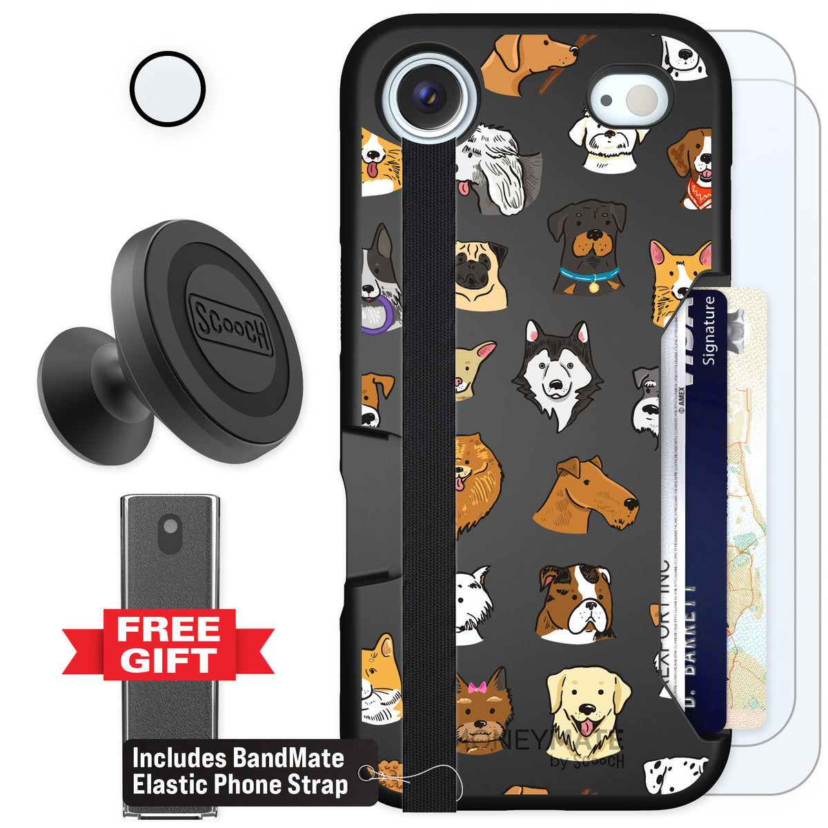 Scooch Moneymate Dog Squad for iPhone Air — Defender Bundle