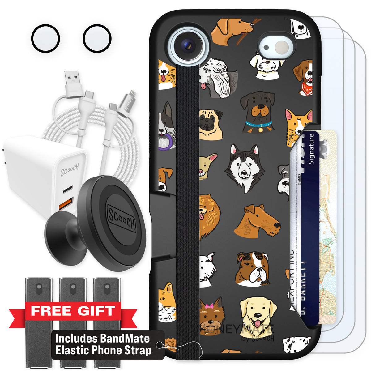 Scooch Moneymate Dog Squad for iPhone Air — Ultimate Bundle