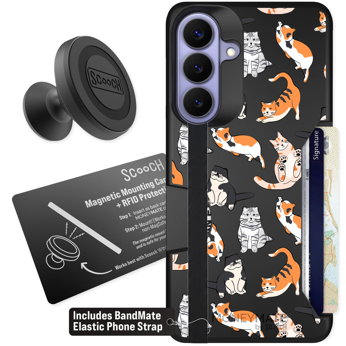 Scooch Moneymate Kitty Crew for Galaxy S26+ — Starter Bundle