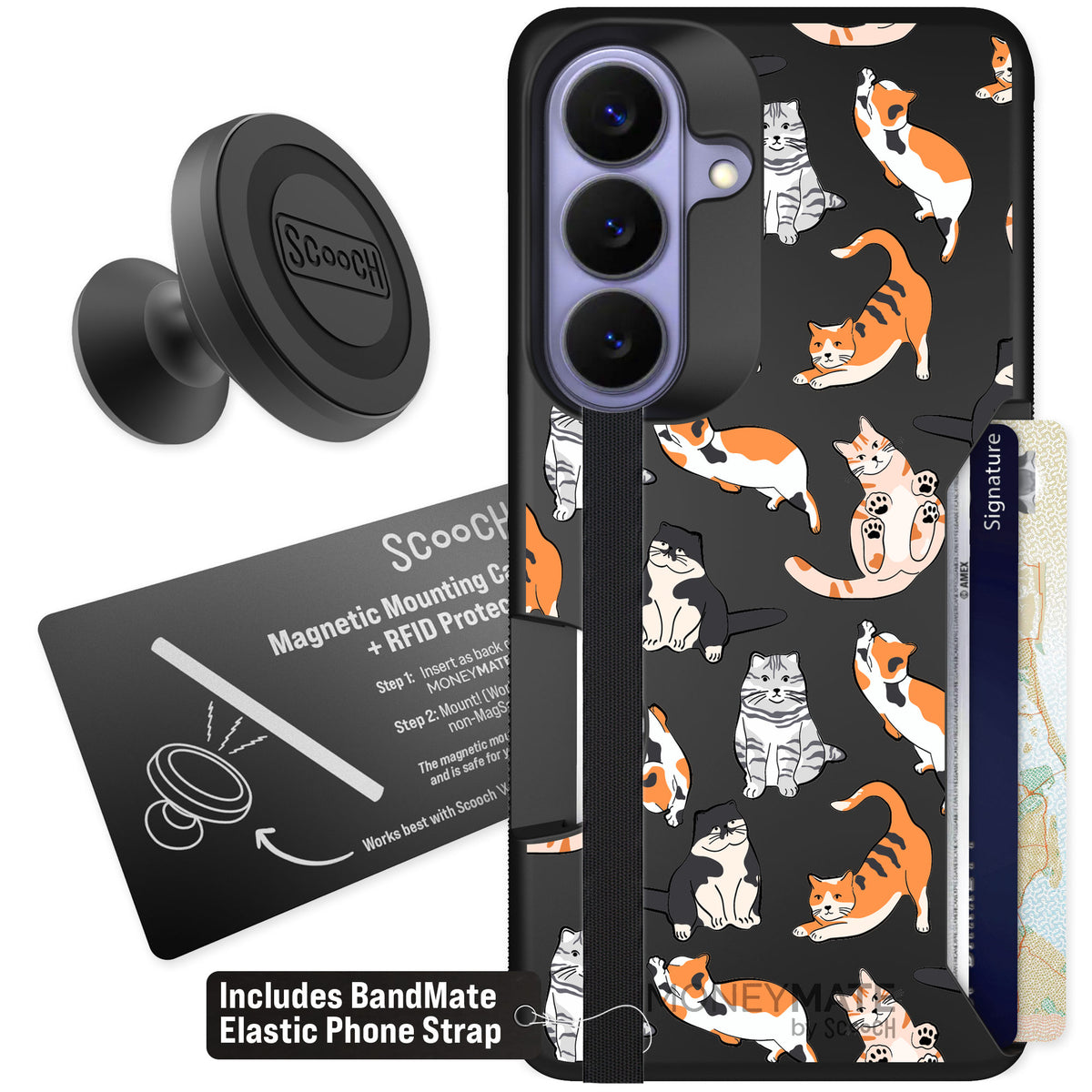 Scooch Moneymate Kitty Crew for Galaxy S26 — Starter Bundle