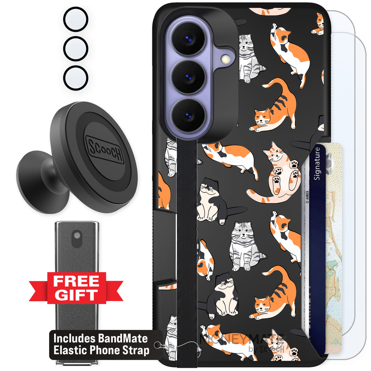 Scooch Moneymate Kitty Crew for Galaxy S26 — Defender Bundle
