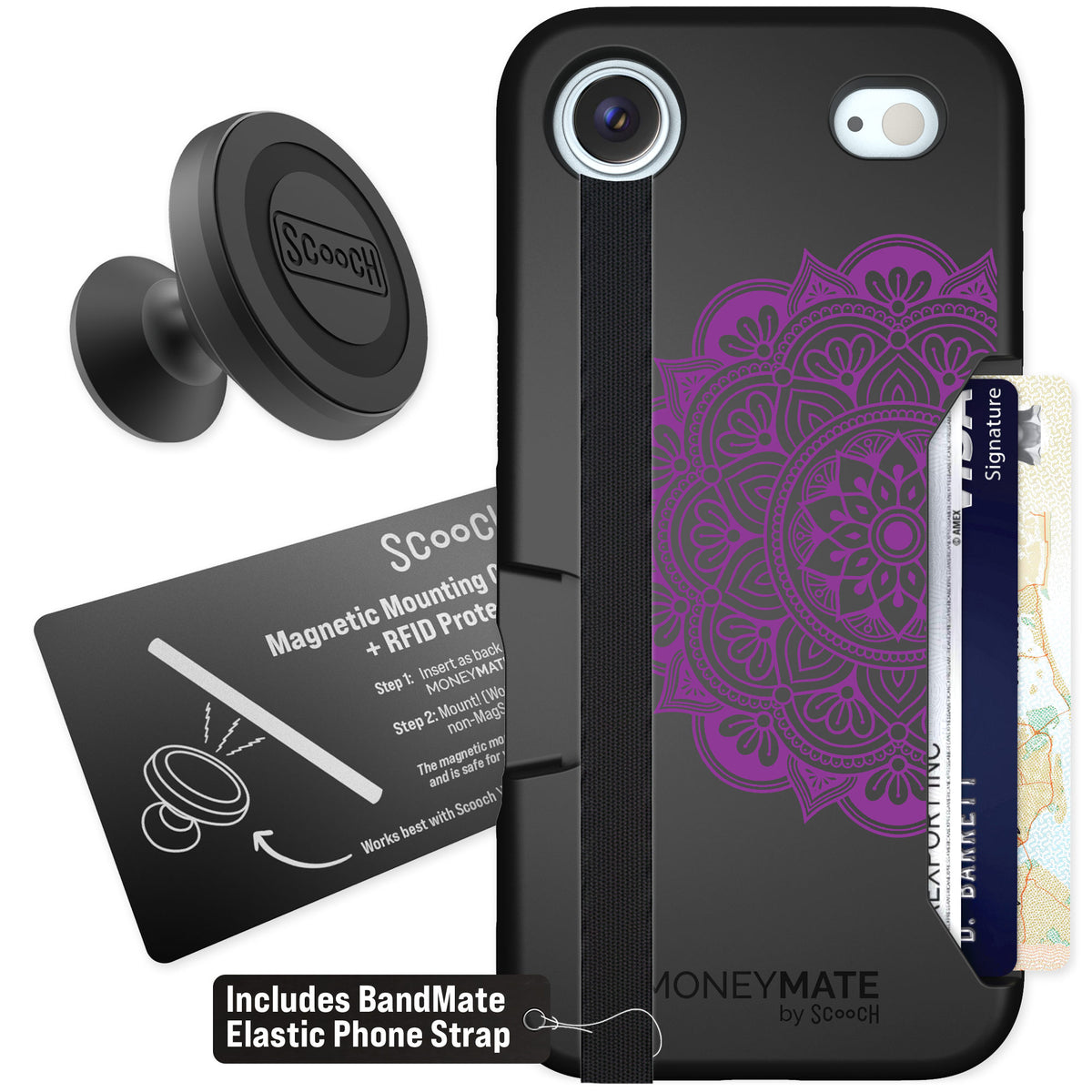Scooch Moneymate Mandala Dreams for iPhone Air — Starter Bundle
