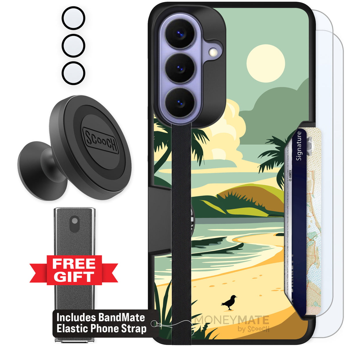 Scooch Moneymate Paradise Cove for Galaxy S26+ — Defender Bundle