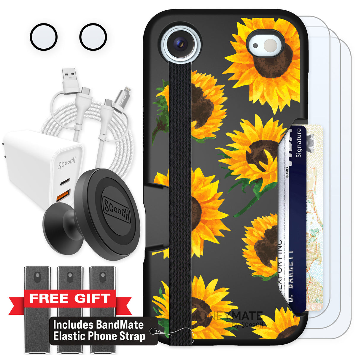 Scooch Moneymate Sunflower Frenzy for iPhone Air — Ultimate Bundle