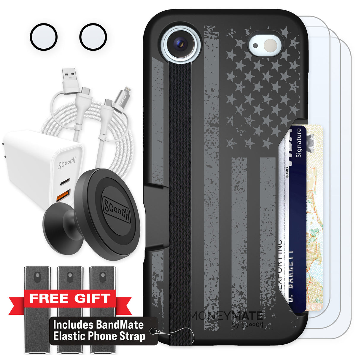Scooch Moneymate Weathered Glory for iPhone Air — Ultimate Bundle