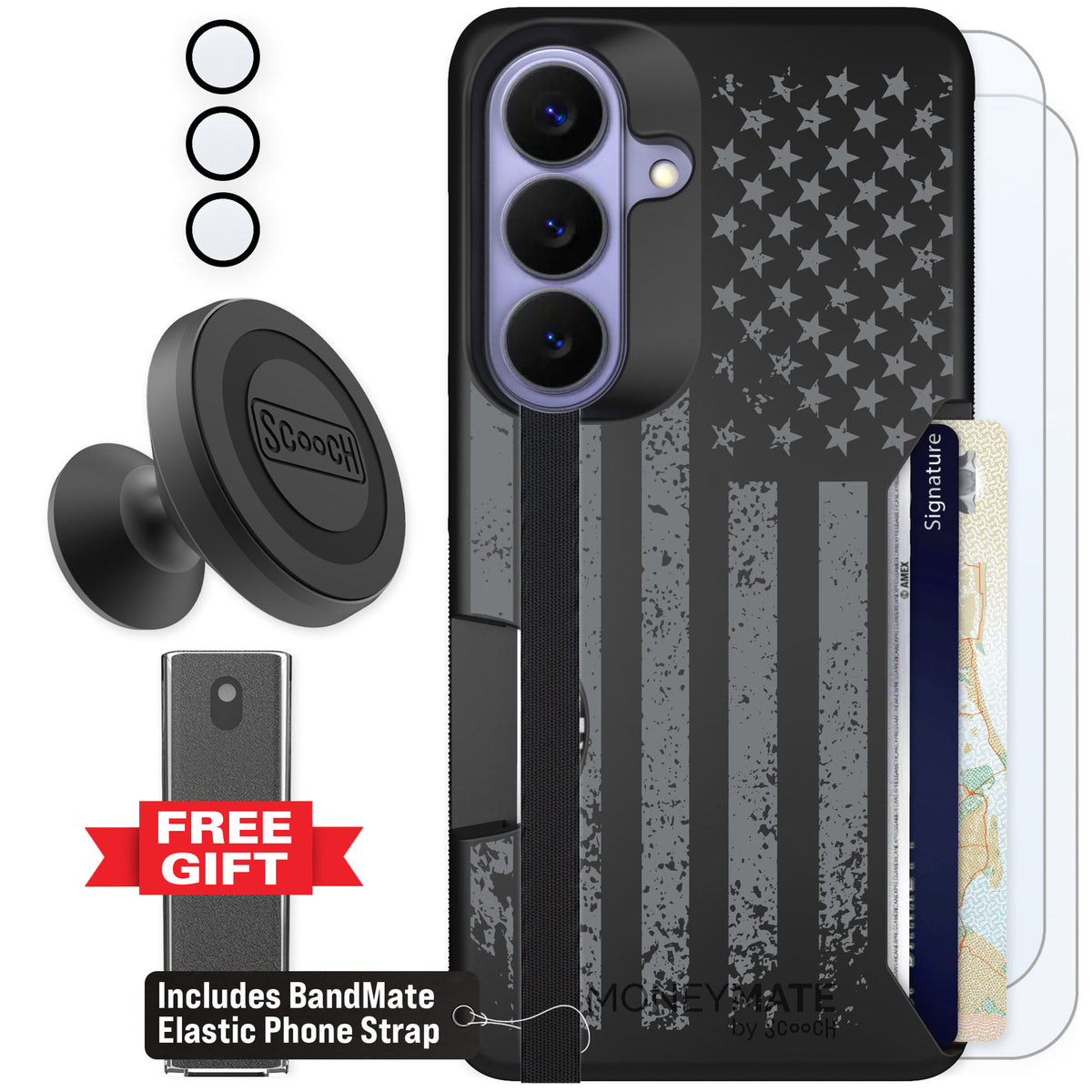 Scooch Moneymate Weathered Glory for Galaxy S26 — Defender Bundle