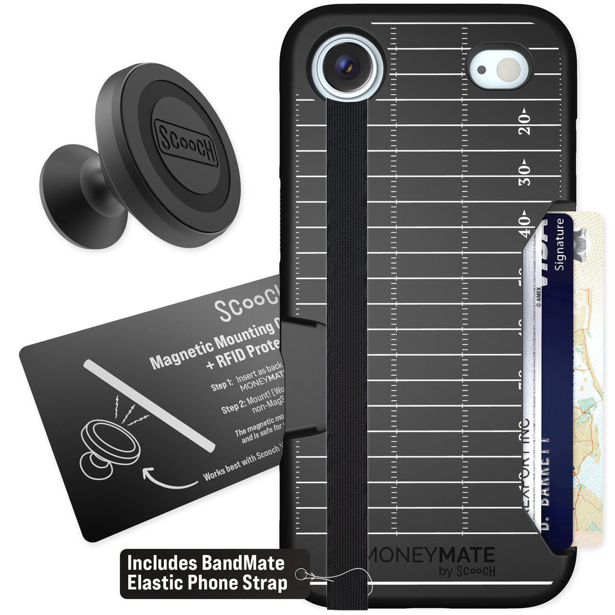 Scooch Moneymate Yard Lines for iPhone Air — Starter Bundle