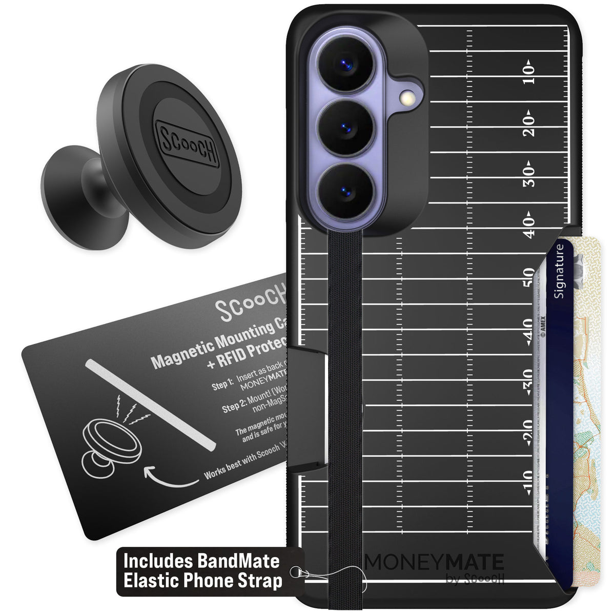 Scooch Moneymate Yard Lines for Galaxy S26 — Starter Bundle