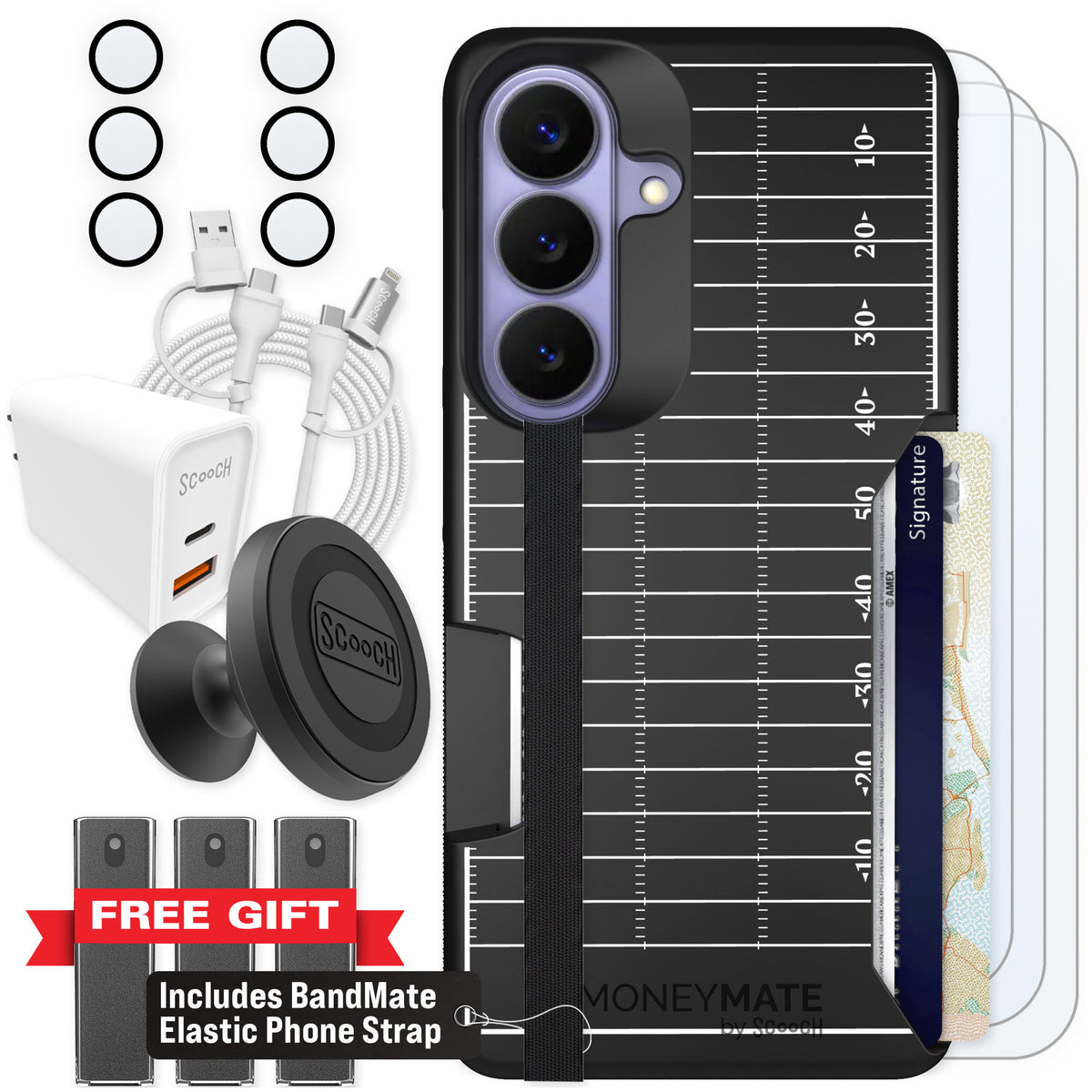 Scooch Moneymate Yard Lines for Galaxy S26 — Ultimate Bundle