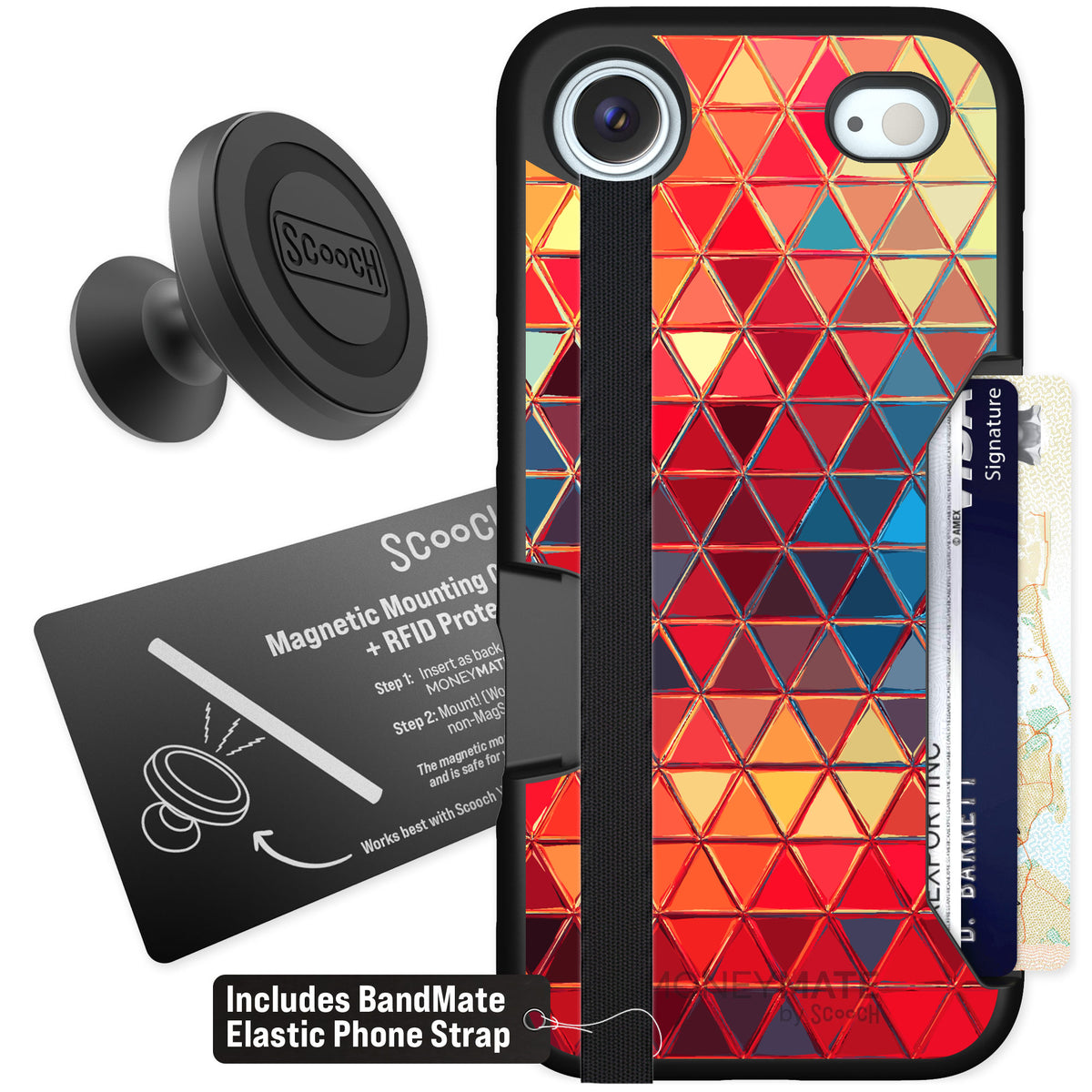 Scooch Moneymate Festive Glass for iPhone Air — Starter Bundle