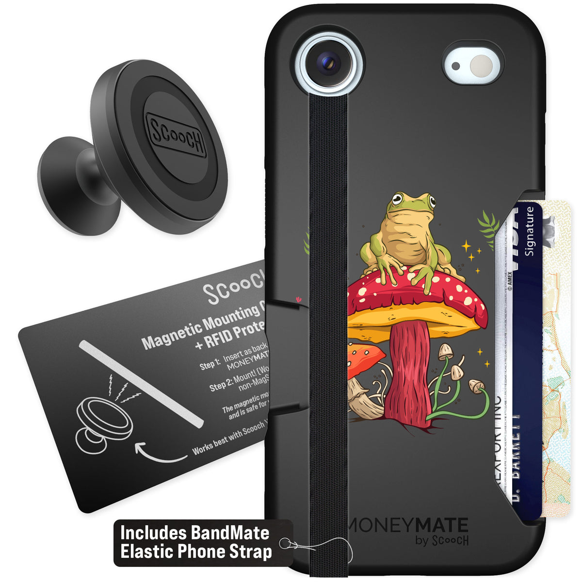 Scooch Moneymate Toadstool Frog for iPhone Air — Starter Bundle