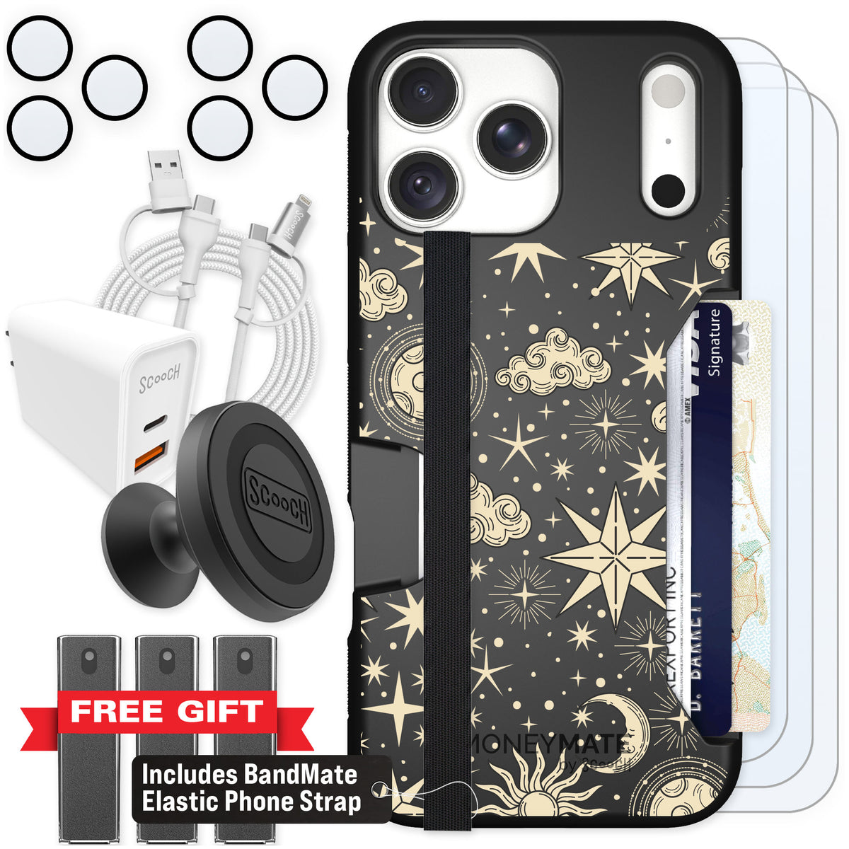 Scooch Moneymate Celestial Sleep for iPhone 18 Pro Max — Ultimate Bundle