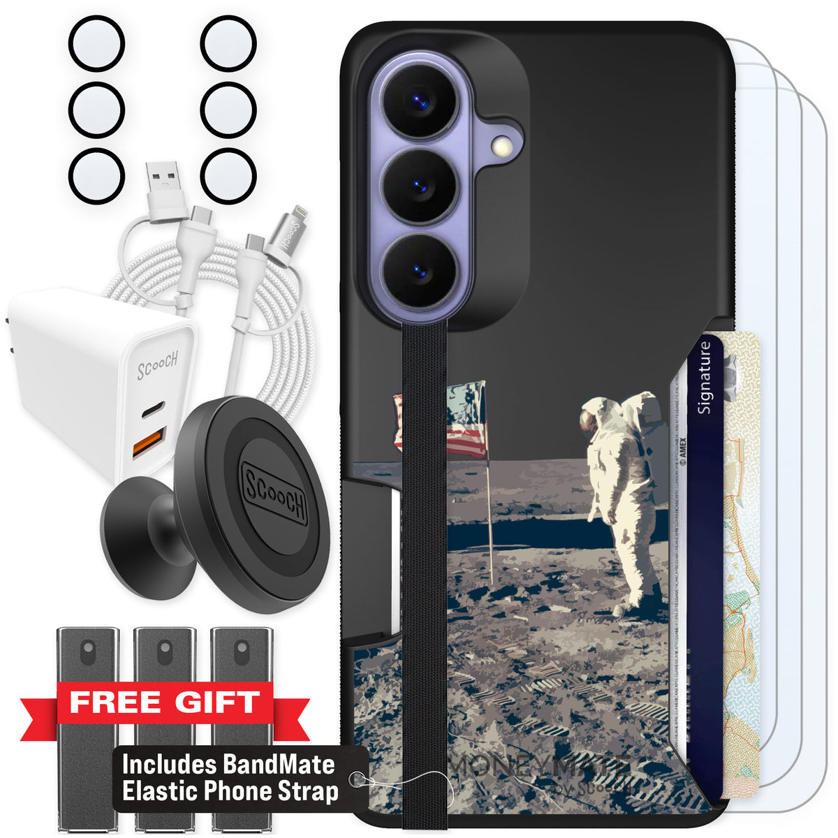 Scooch Moneymate Lunar Landing for Galaxy S26 — Ultimate Bundle