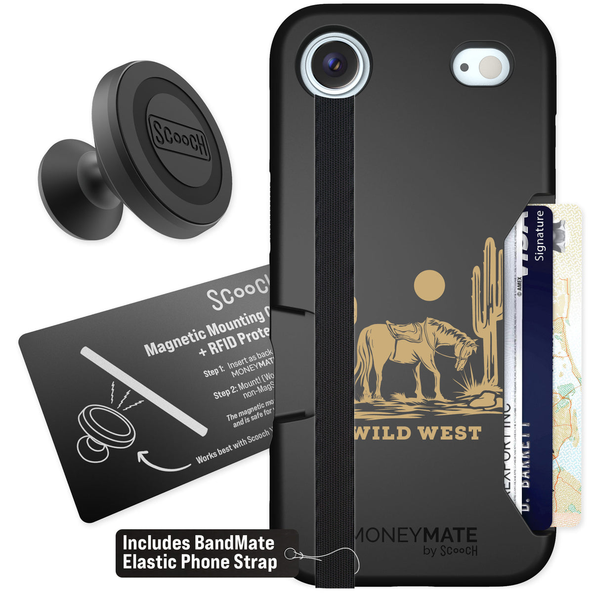 Scooch Moneymate Wild West for iPhone Air — Starter Bundle