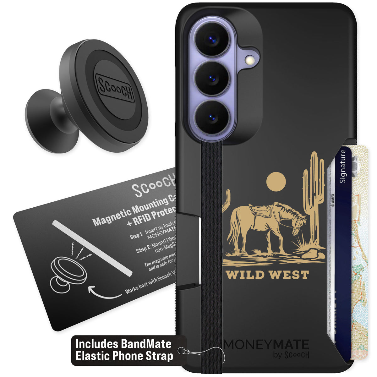 Scooch Moneymate Wild West for Galaxy S26 — Starter Bundle