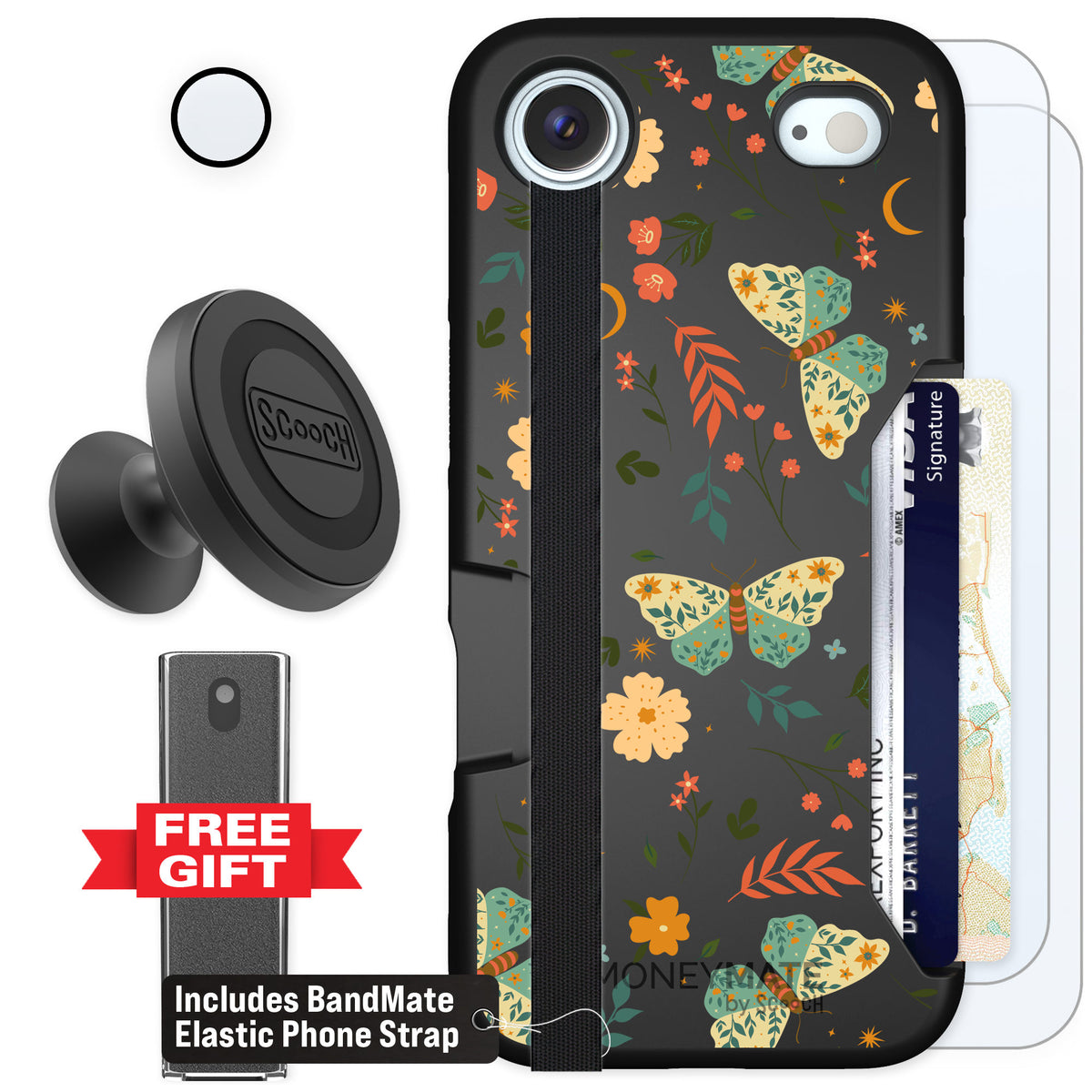 Scooch Moneymate Boho Nights for iPhone Air — Defender Bundle