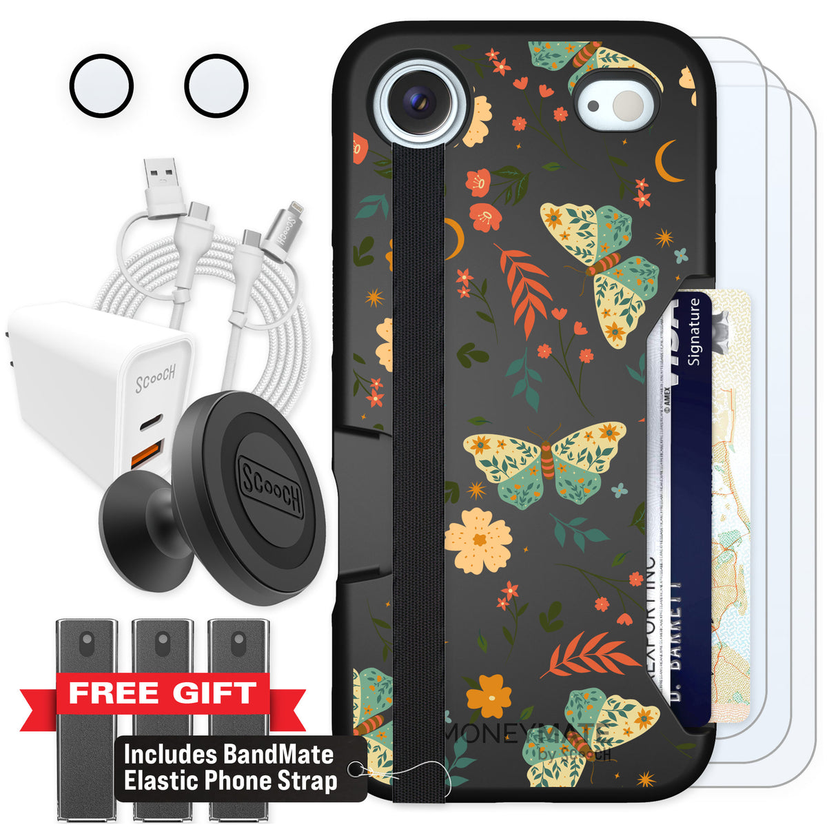 Scooch Moneymate Boho Nights for iPhone Air — Ultimate Bundle