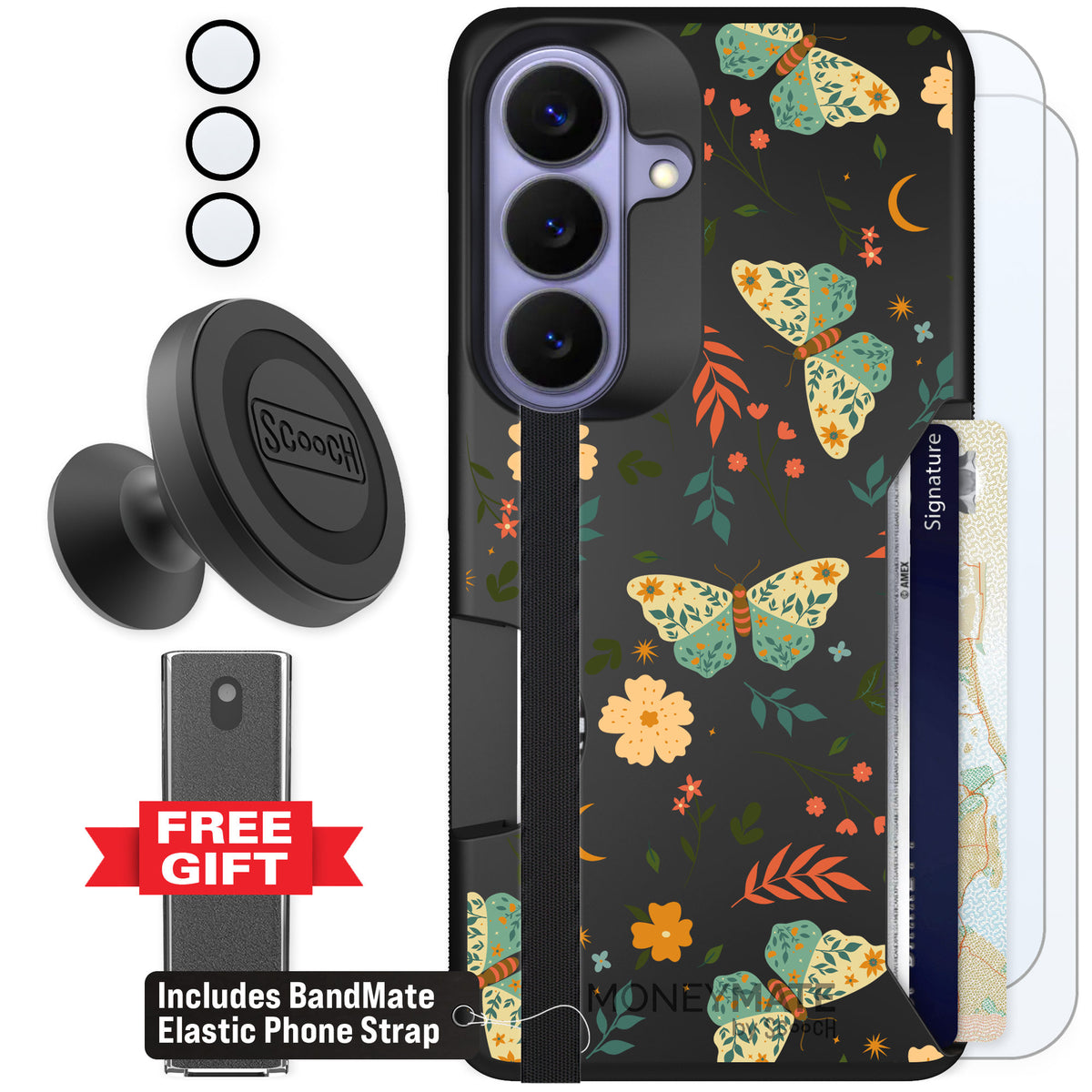 Scooch Moneymate Boho Nights for Galaxy S26 — Defender Bundle