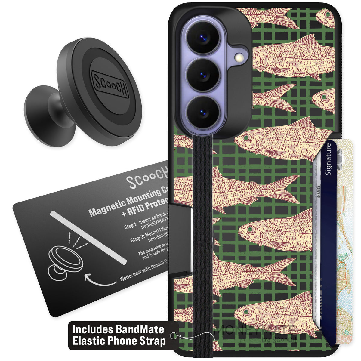 Scooch Moneymate Fresh Catch for Galaxy S26 — Starter Bundle