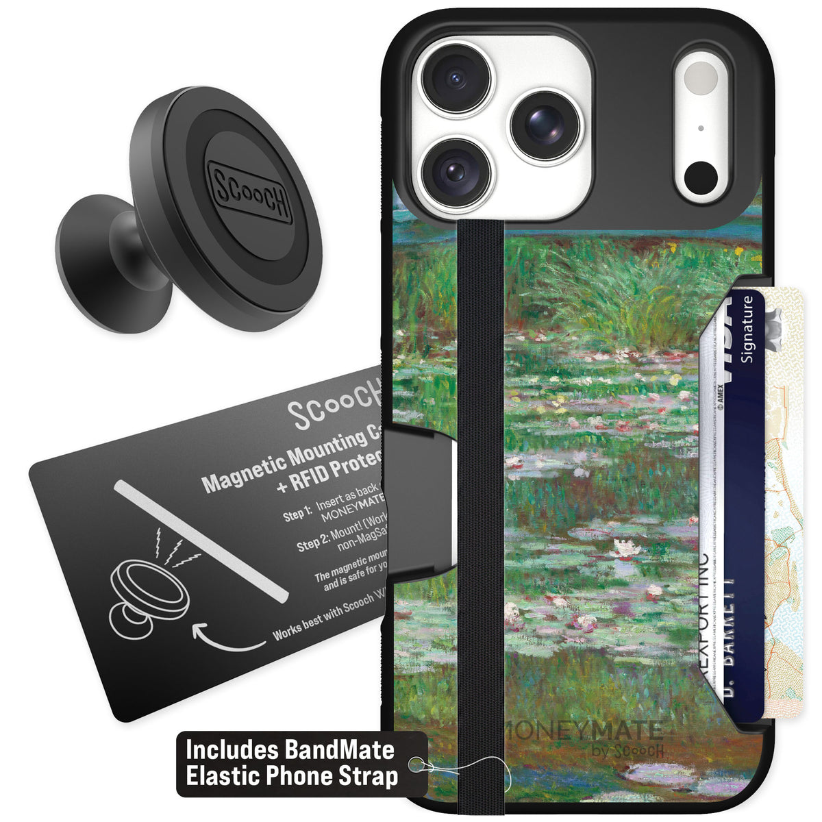 Scooch Moneymate Japanese Footbridge for iPhone 18 Pro Max — Starter Bundle