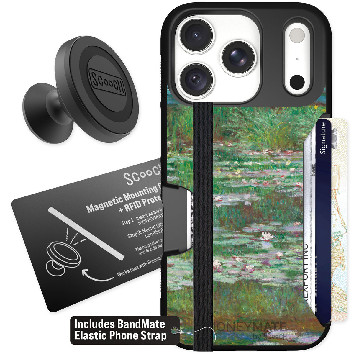 Scooch Moneymate Japanese Footbridge for iPhone 18 Pro — Starter Bundle