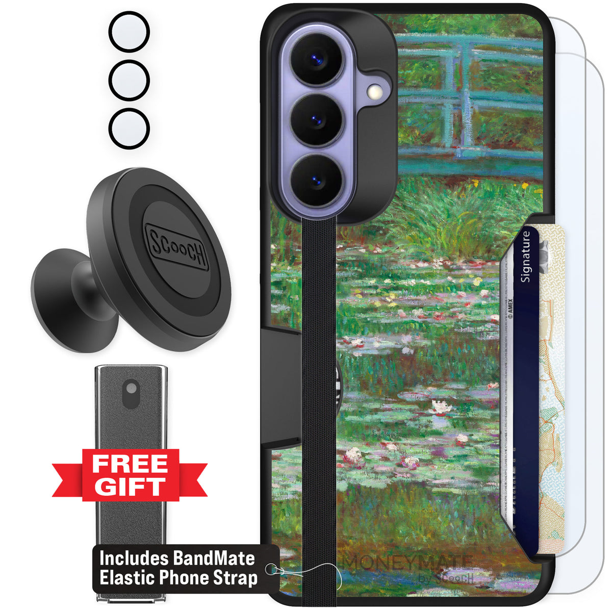 Scooch Moneymate Japanese Footbridge for Galaxy S26+ — Defender Bundle
