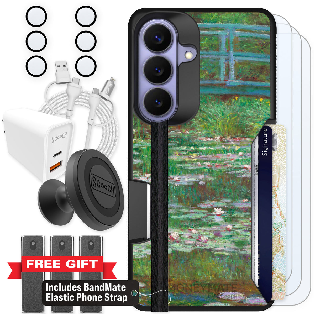 Scooch Moneymate Japanese Footbridge for Galaxy S26 — Ultimate Bundle