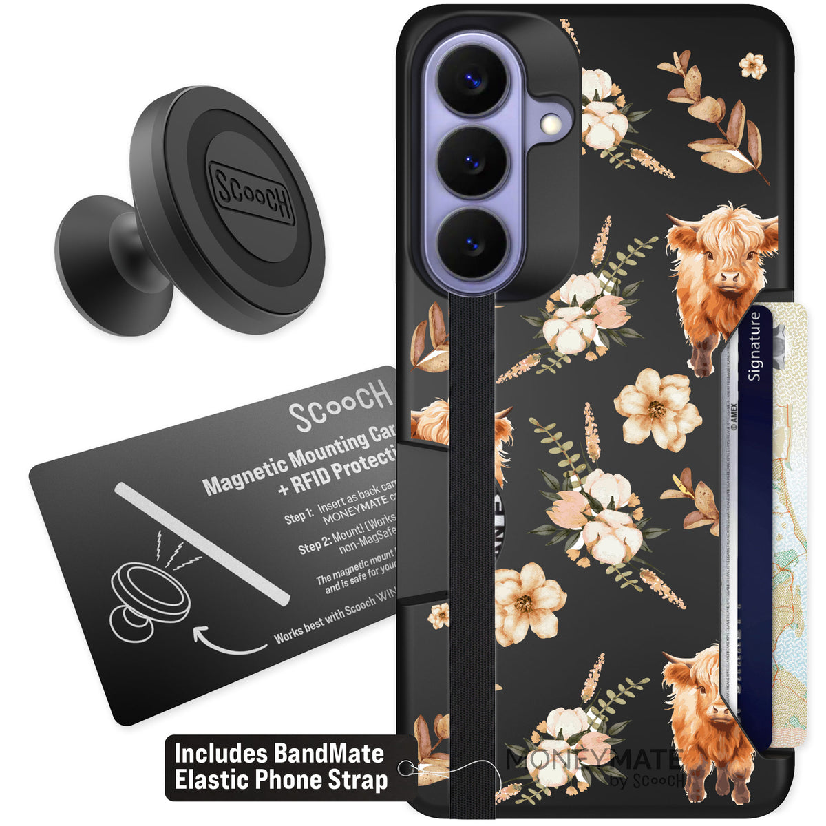 Scooch Moneymate Baby Cow for Galaxy S26+ — Starter Bundle