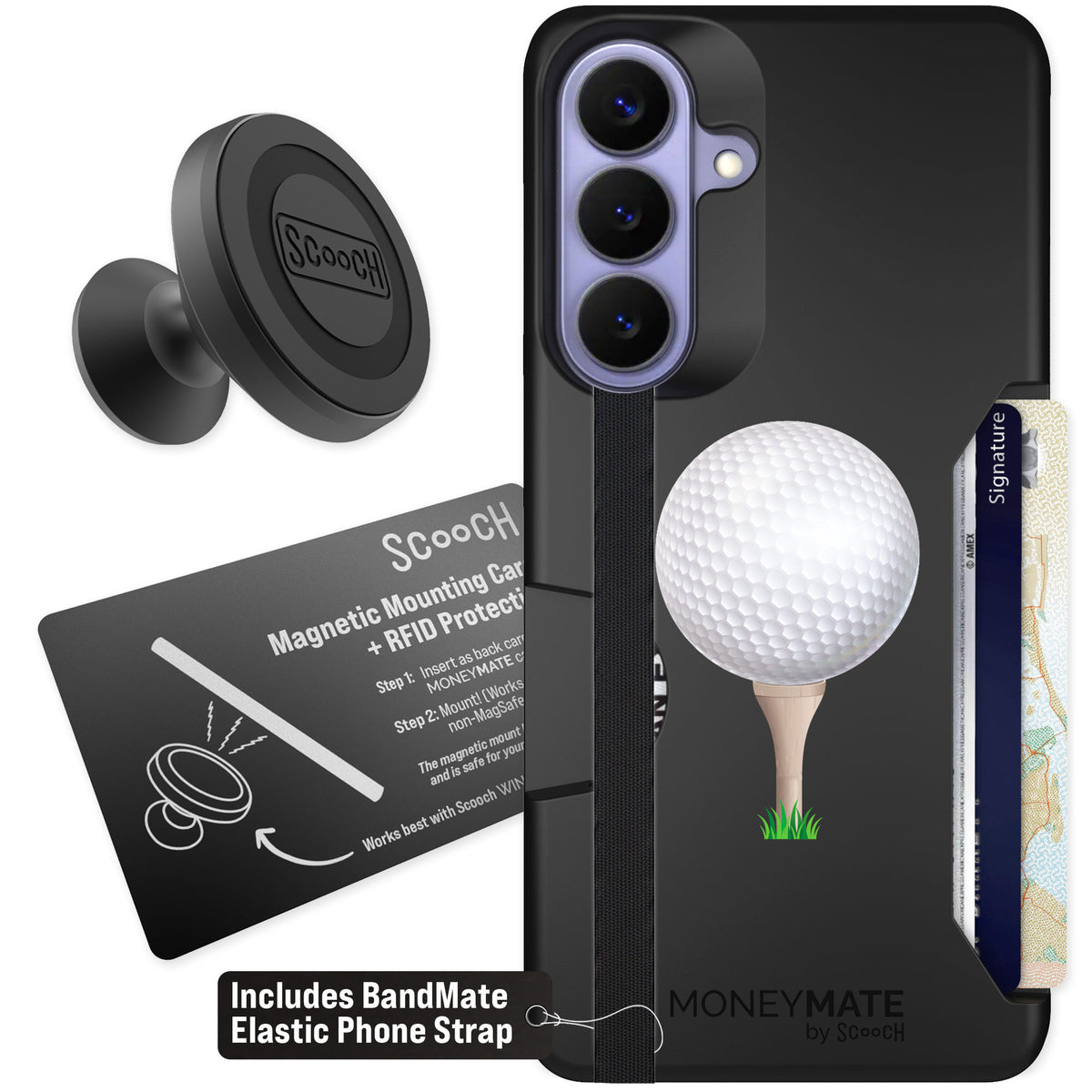 Scooch Moneymate Tee Time for Galaxy S26+ — Starter Bundle