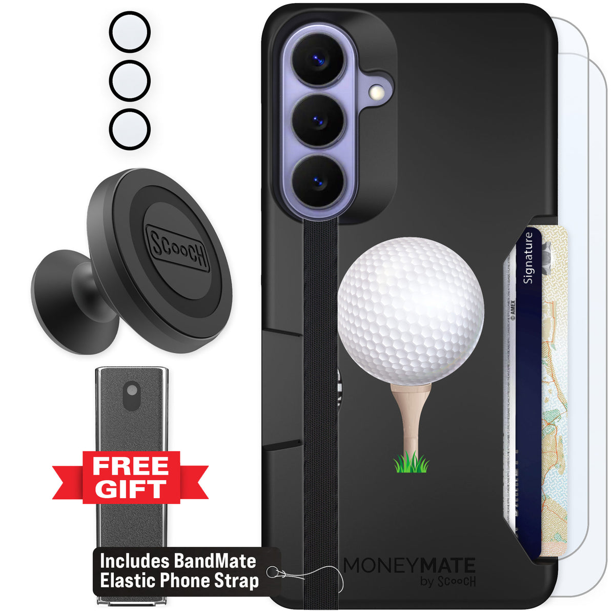 Scooch Moneymate Tee Time for Galaxy S26+ — Defender Bundle