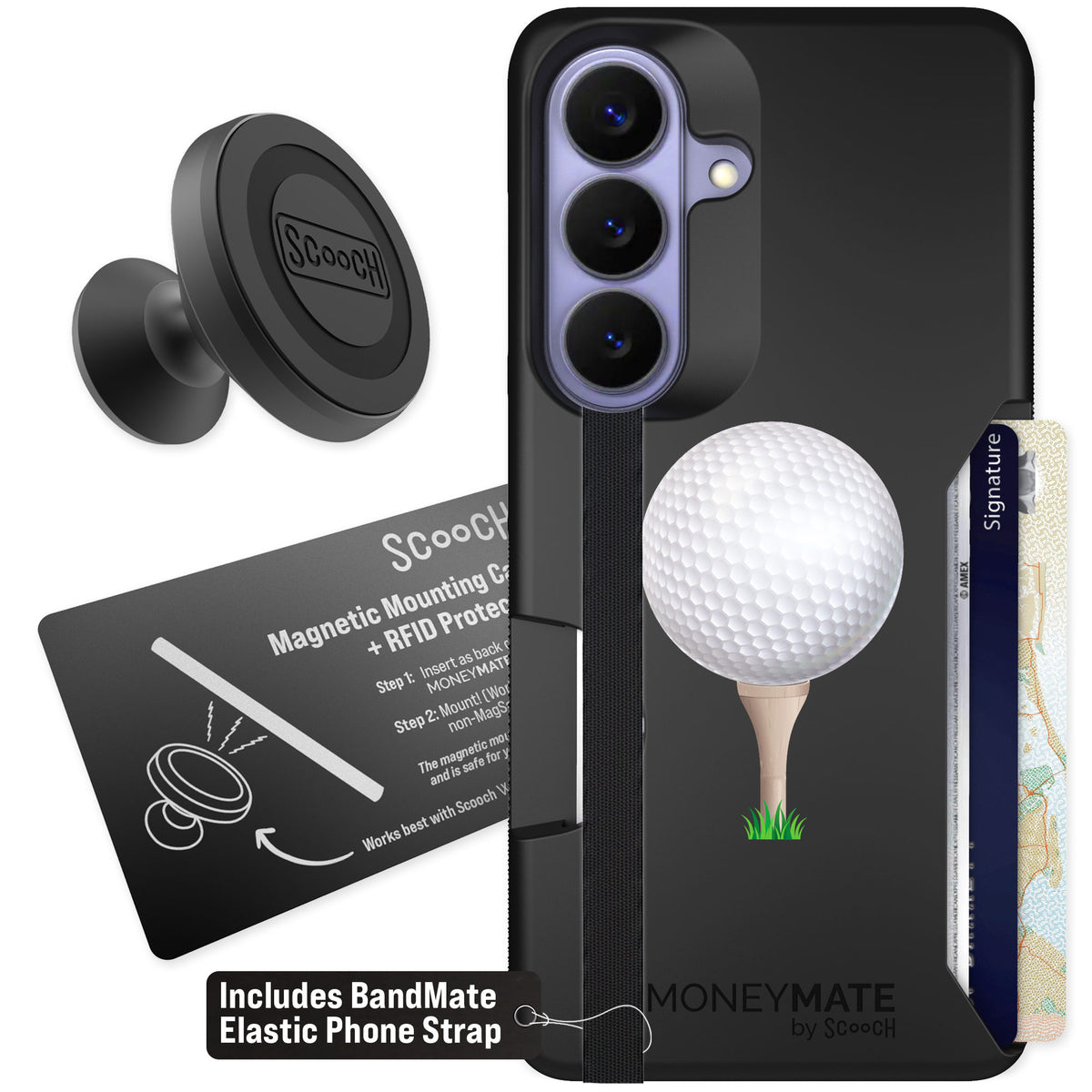 Scooch Moneymate Tee Time for Galaxy S26 — Starter Bundle