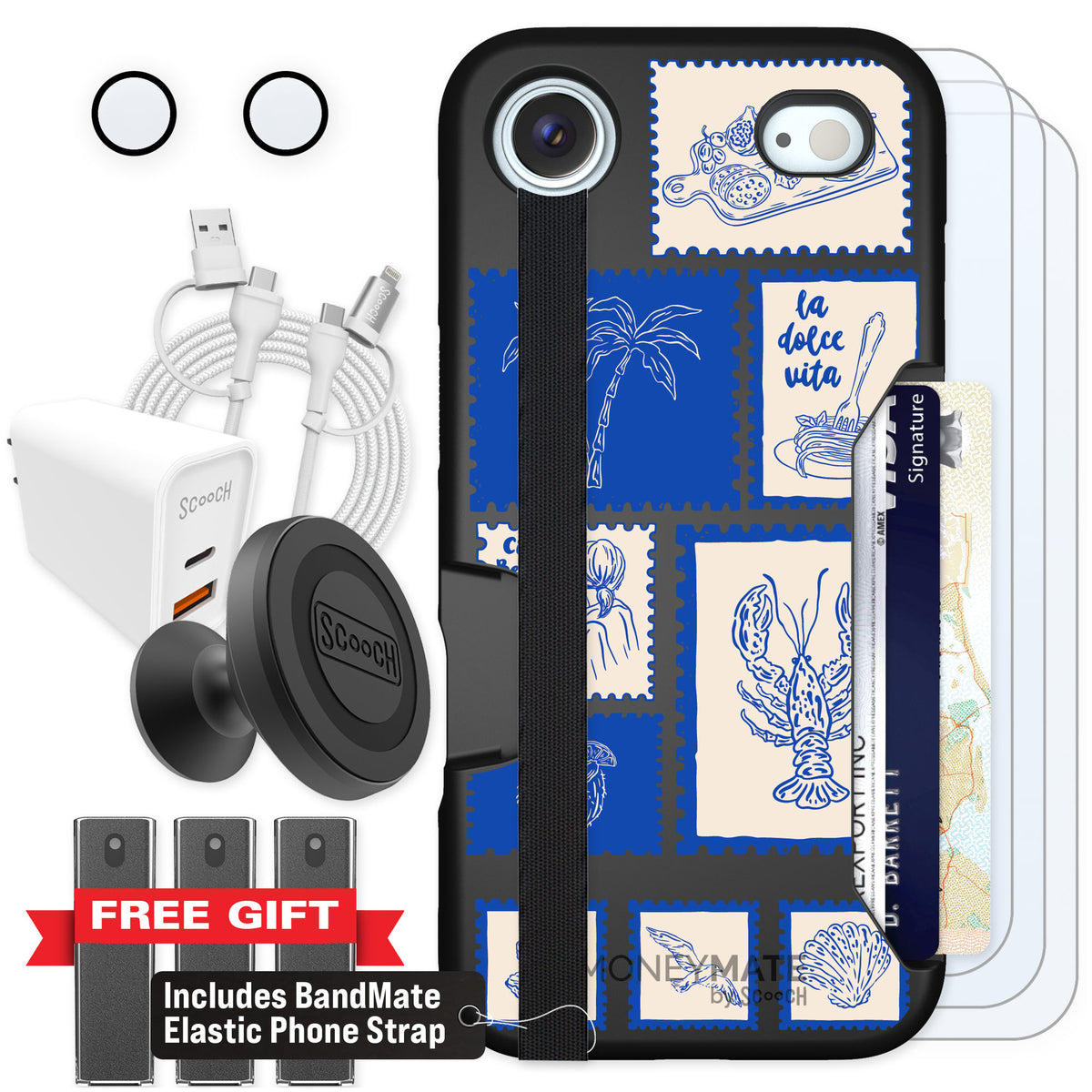 Scooch Moneymate Euro Summer for iPhone Air — Ultimate Bundle