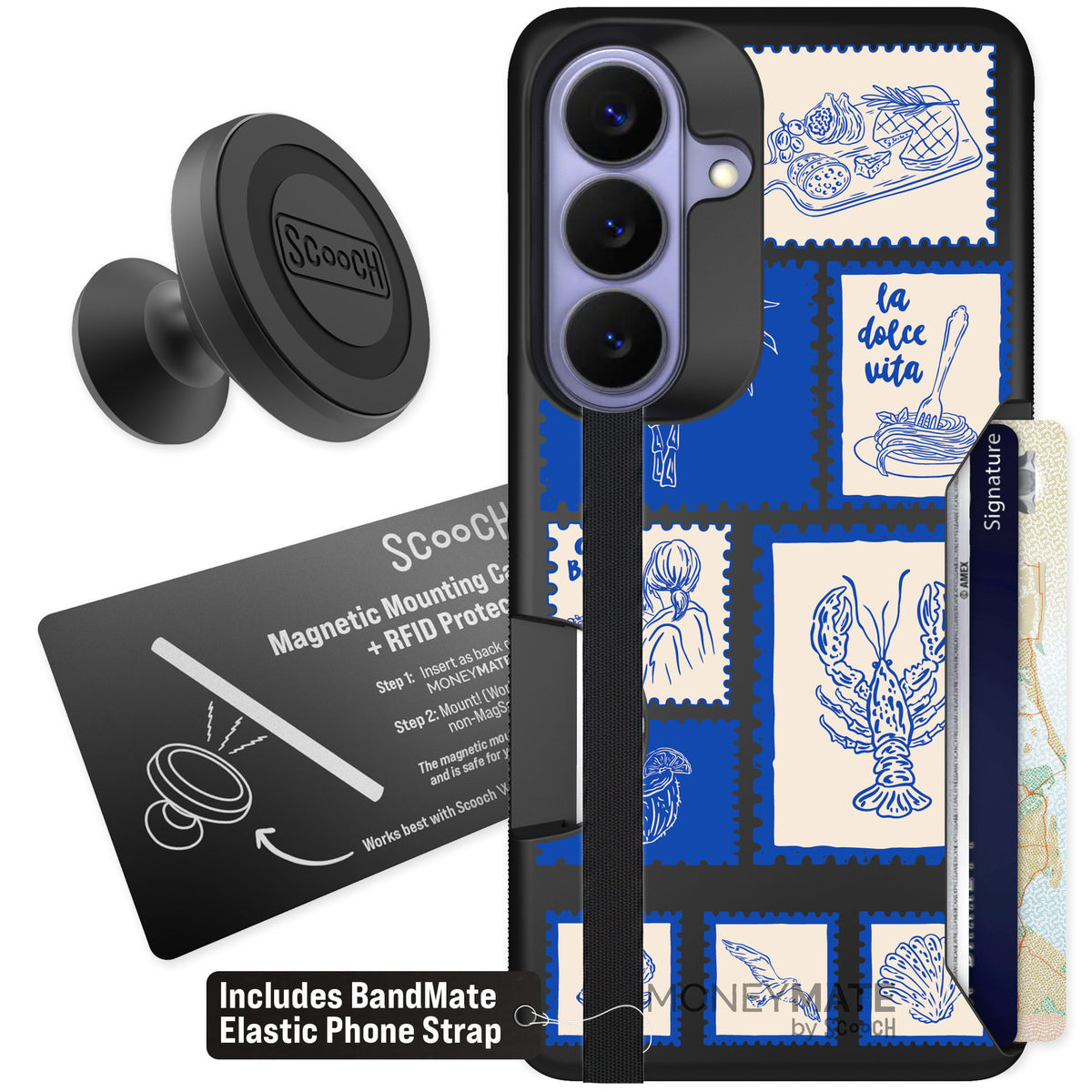 Scooch Moneymate Euro Summer for Galaxy S26 — Starter Bundle