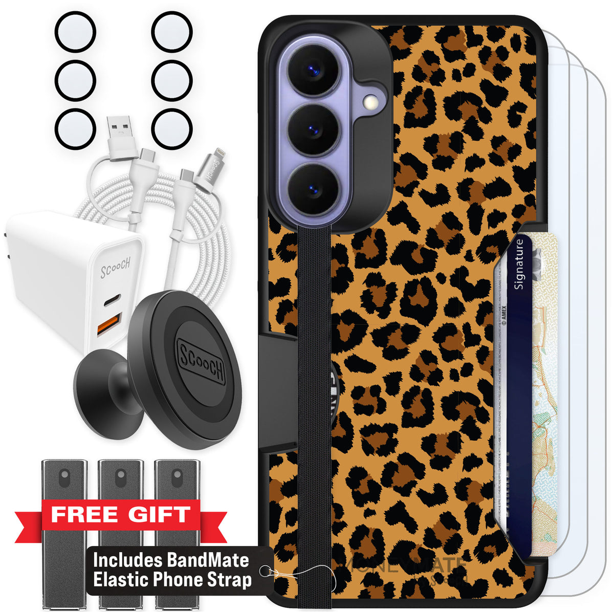 Scooch Moneymate Fierce Feline for Galaxy S26+ — Ultimate Bundle