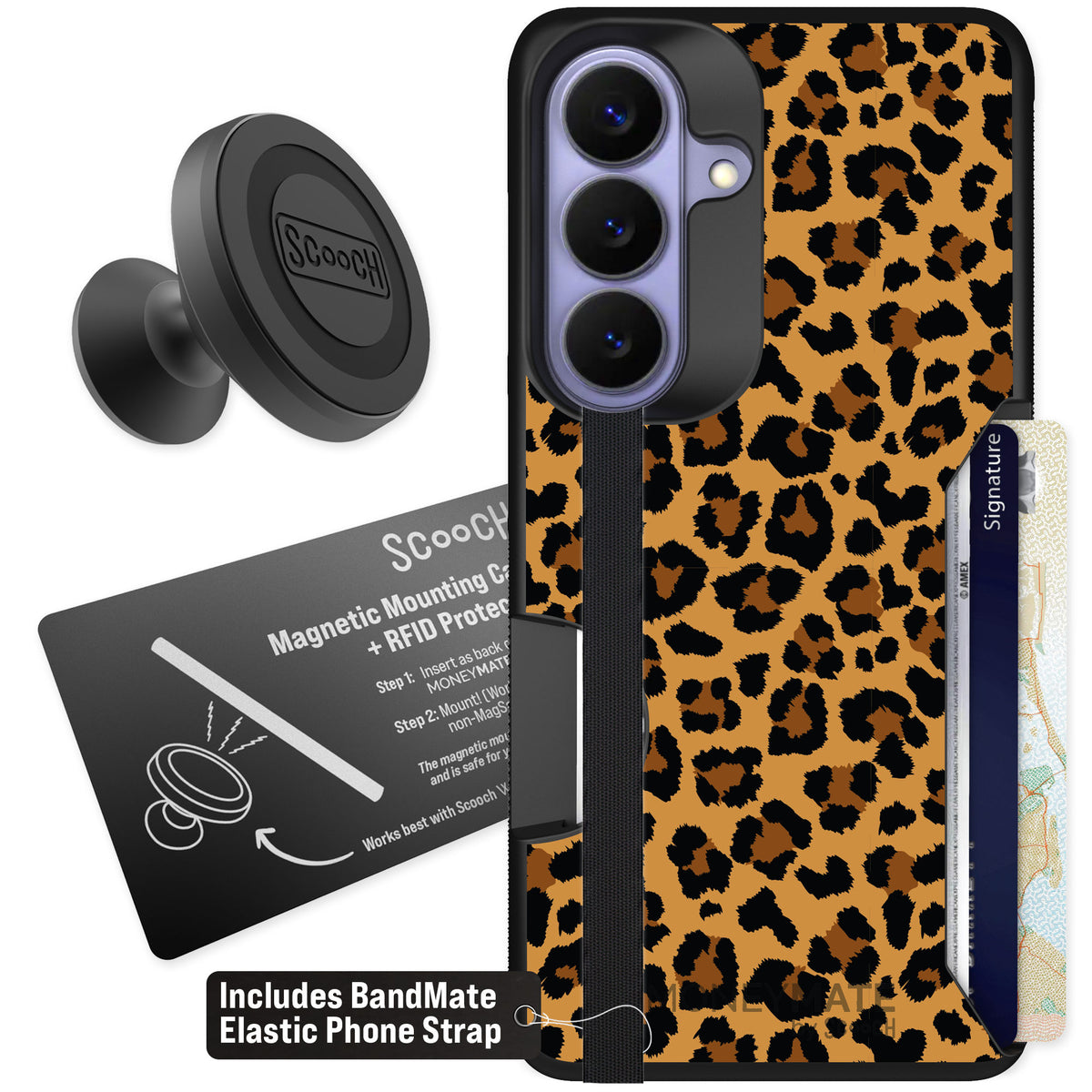 Scooch Moneymate Fierce Feline for Galaxy S26 — Starter Bundle